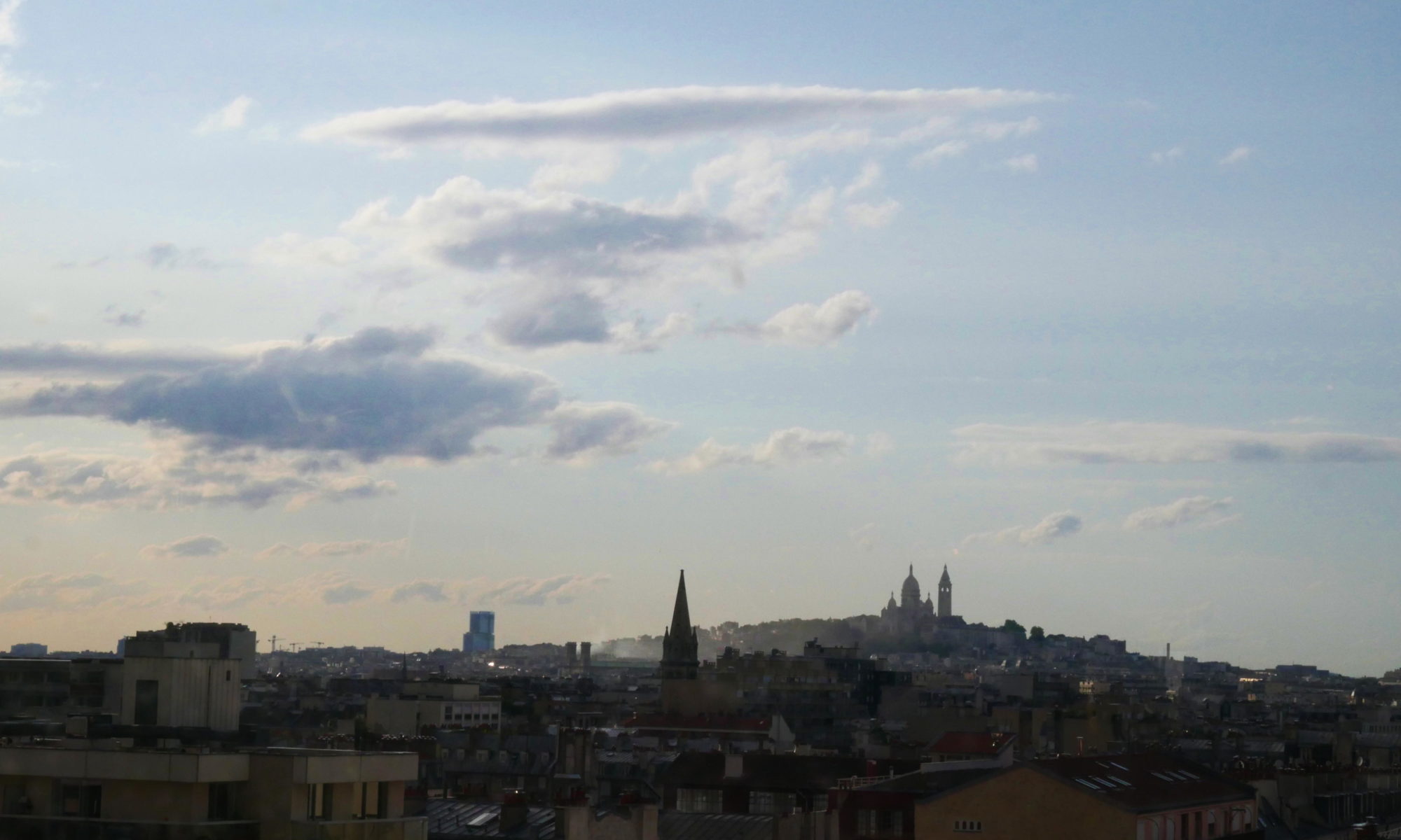 paryż widok panorama francja