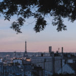wieża Eiffla Montmartre Paryż